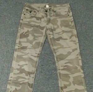 True Religion STRAIGHT Camo Jeans